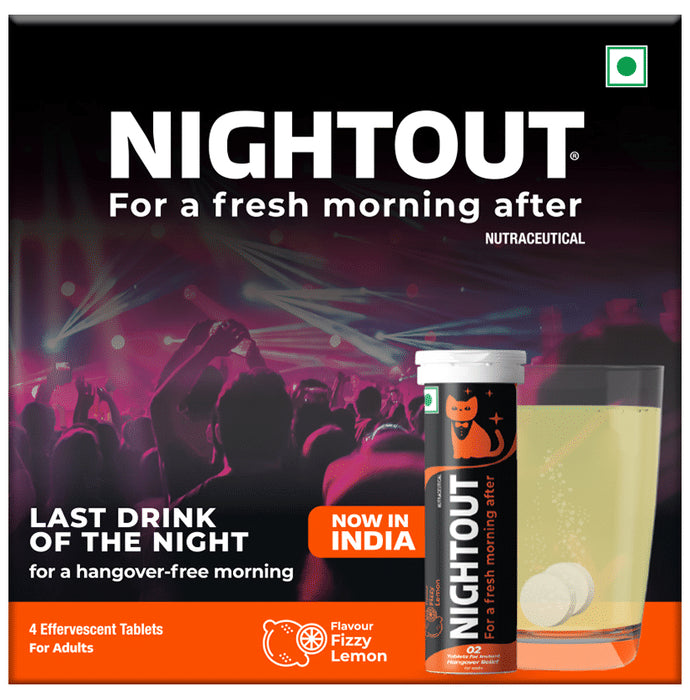 Fast&Up Nightout Effervescent Tablet Fizzy Apple - Classic Derma