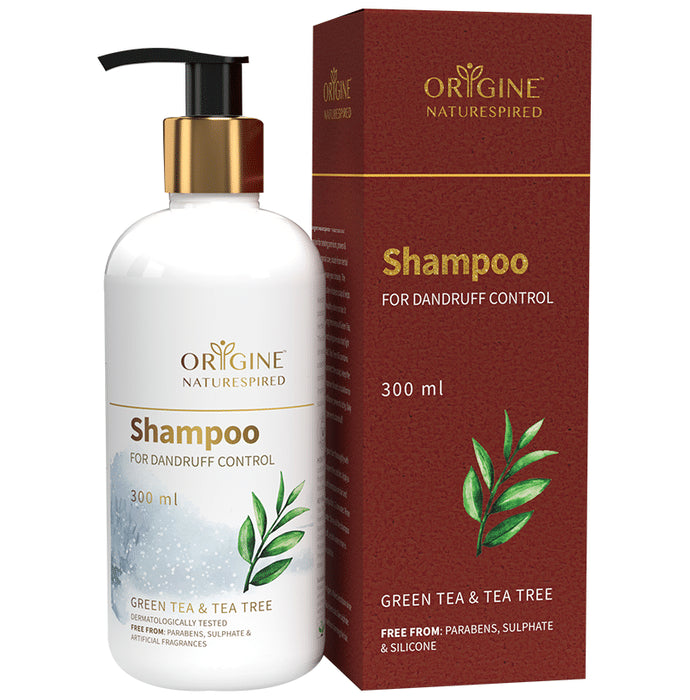 Origine Naturespired Shampoo Green Tea & Tea Tree for Dandruff Control - Classic Derma
