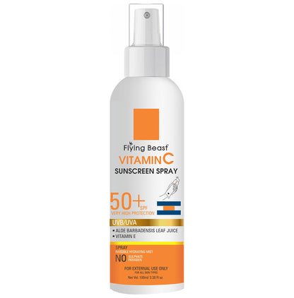 Flying Beast SPF 50+ Vitamin C Sunscreen Spray - Classic Derma