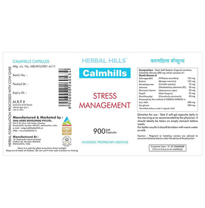 Herbal Hills Calmhills Stress Management Capsule Value Pack