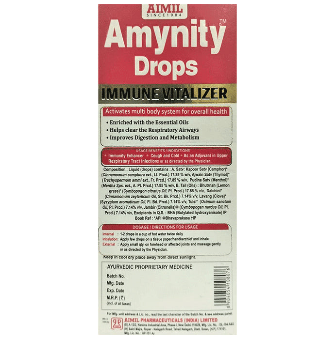 Aimil Pharmaceuticals Amynity Immunity Booster Drop