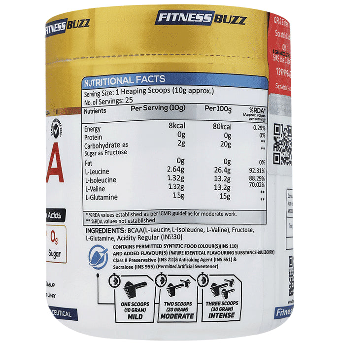 FB Nutrition BCAA M.R.F Muscle Recorvery Formula Blueberry