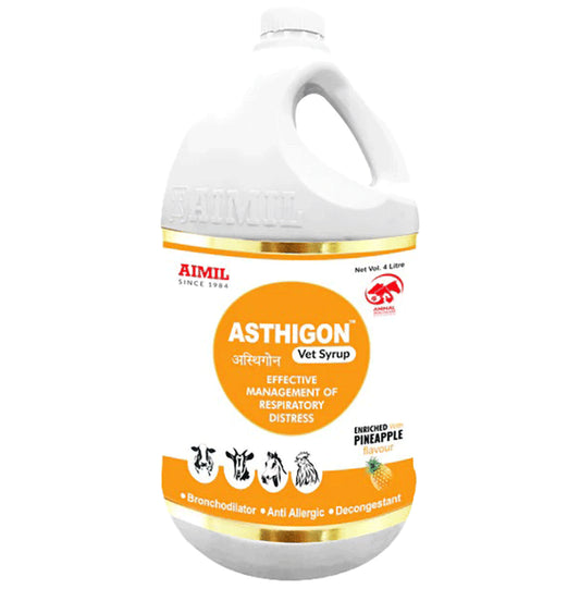 Aimil Pharmaceuticals Asthigon Vet Syrup Pineapple - Classic Derma
