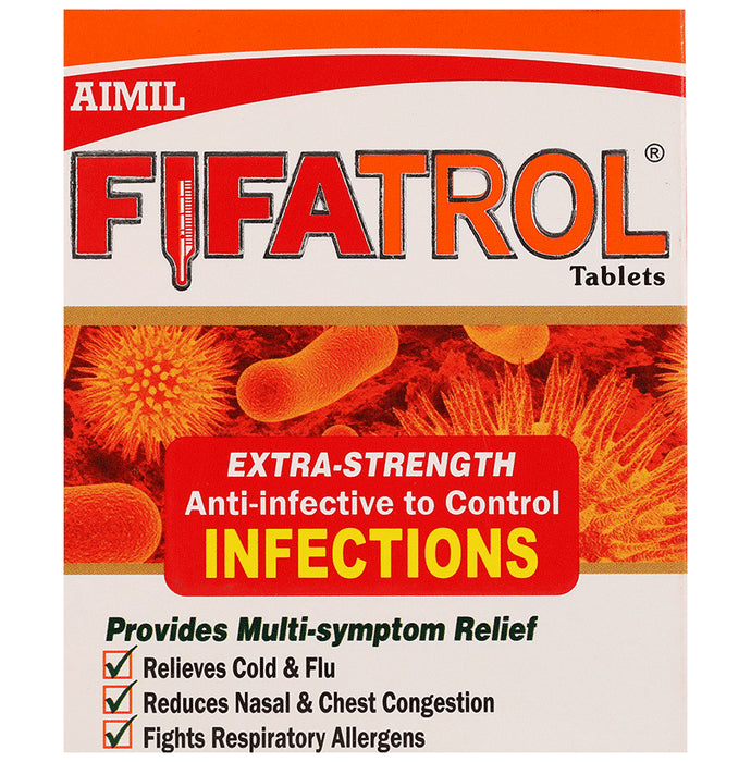 Aimil Pharmaceuticals Fifatrol Tablet | For Headache, Bodyache, Nasal Congestion & Sore Throat - Classic Derma