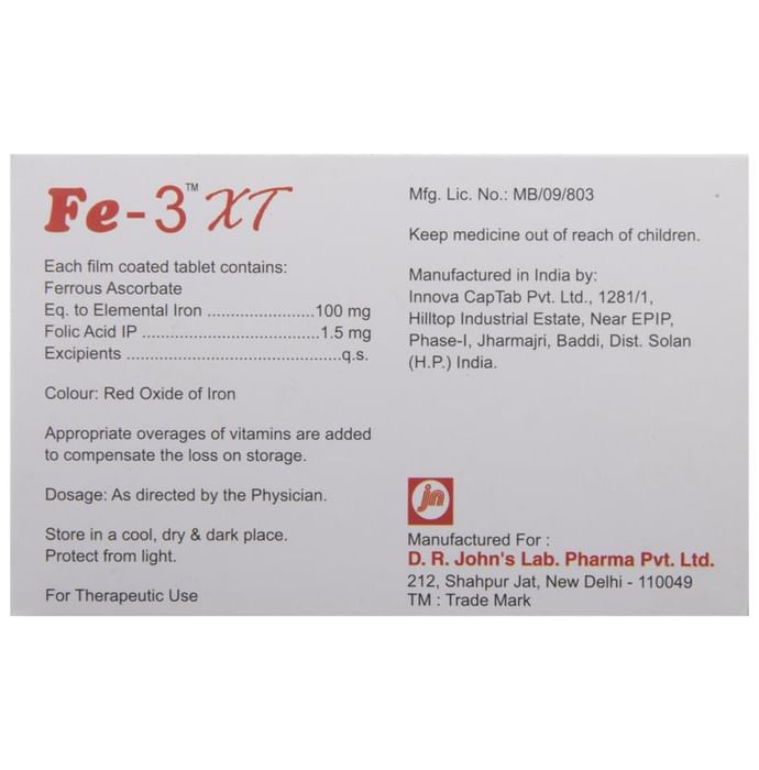 FE-3 XT Tablet