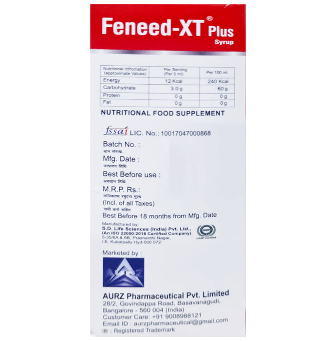 Feneed Plus XT Syrup