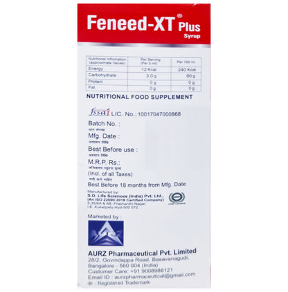 Feneed Plus XT Syrup