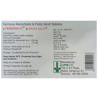 Ferinova XT Tablet