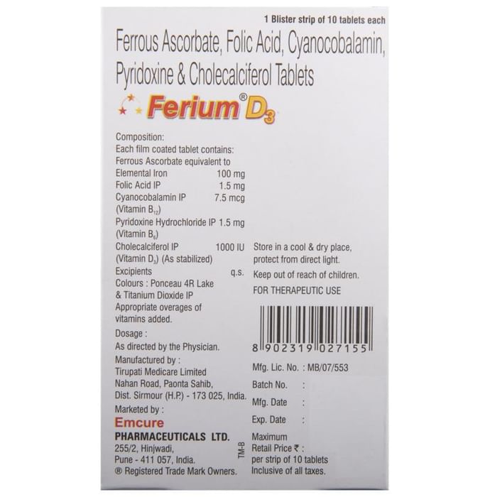 Ferium D3 Tablet