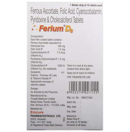 Ferium D3 Tablet