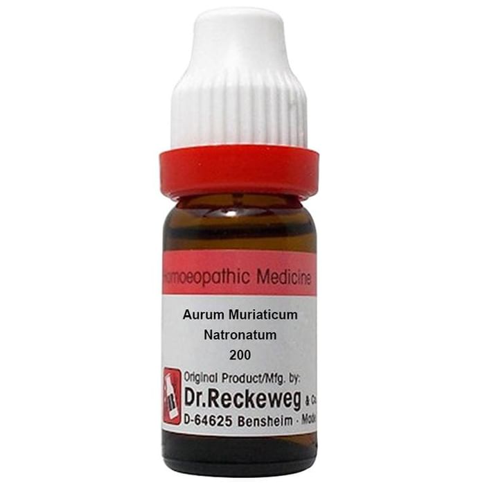 Dr. Reckeweg Aurum Muriaticum Natronatum Dilution 200 CH - Classic Derma