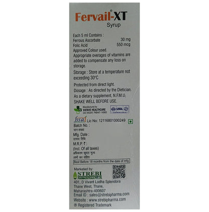 Fervail-XT Syrup Orange