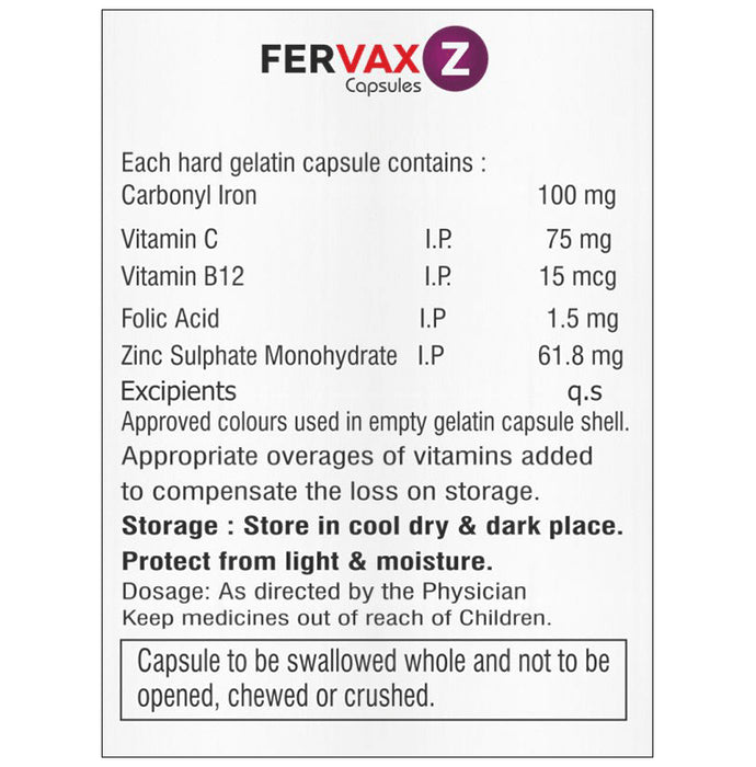 Fervax Z Capsule