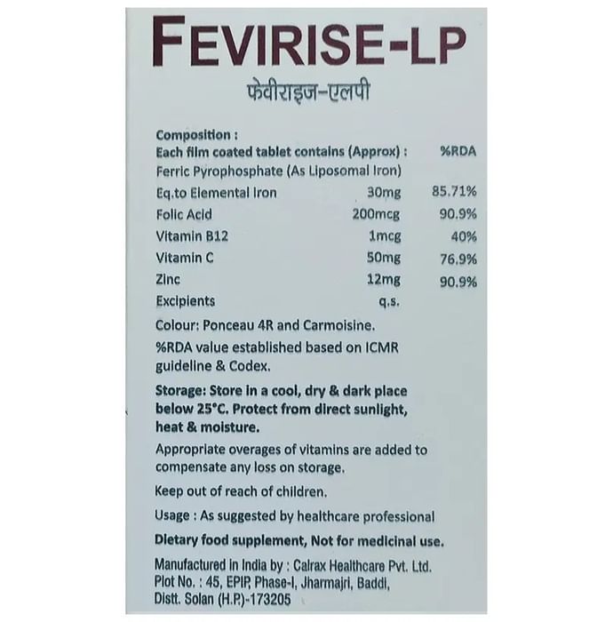Fevirise-LP Tablet
