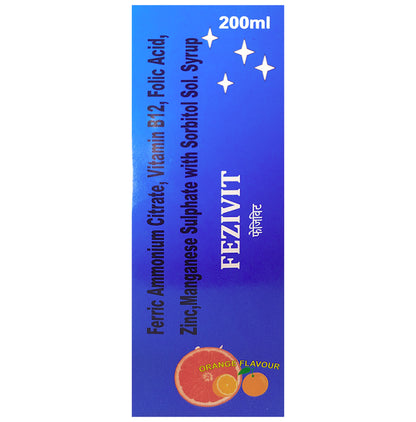 Fezivit Syrup Orange - Classic Derma