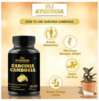 Fij Ayurveda Garcinia Cambogia 500mg Capsule