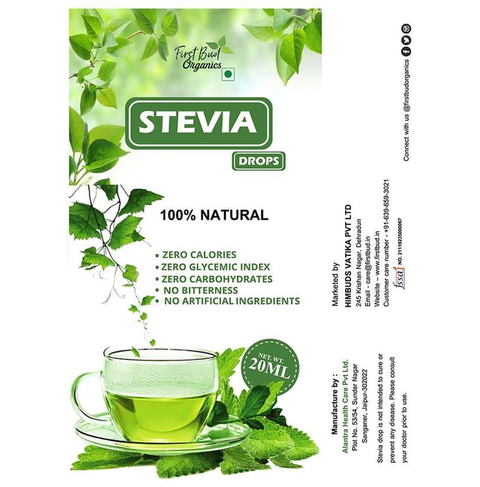 First Bud Organics Stevia Drop