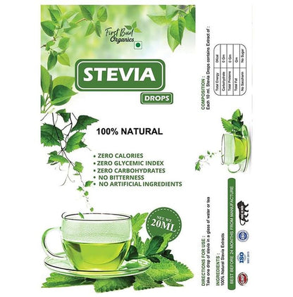 First Bud Organics Stevia Drop
