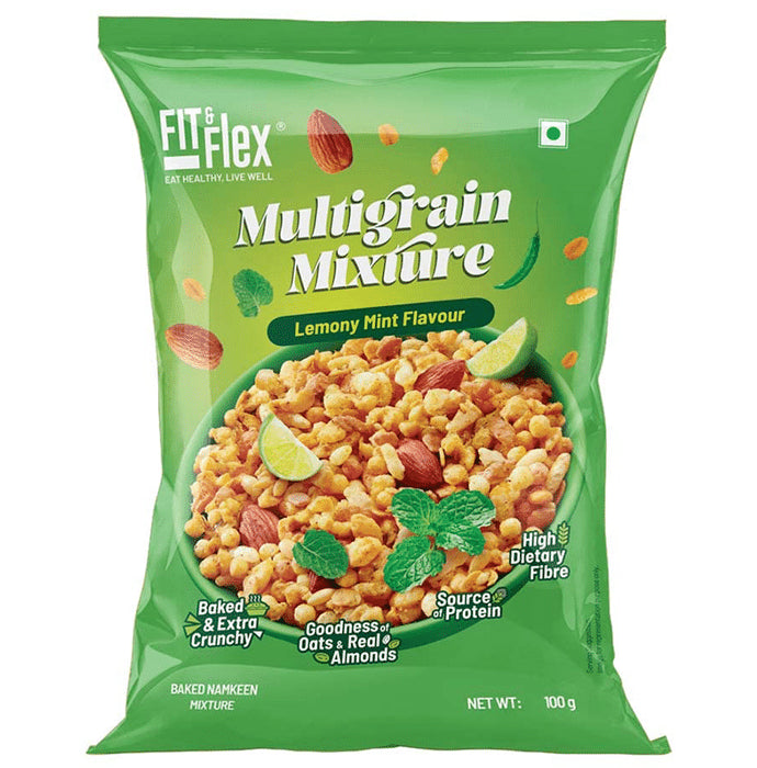 Fit & Flex Multigrain Mixture (100gm Each) Lemony Mint - Classic Derma
