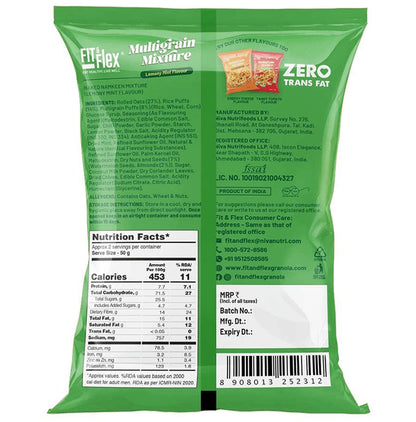 Fit & Flex Multigrain Mixture (100gm Each) Lemony Mint