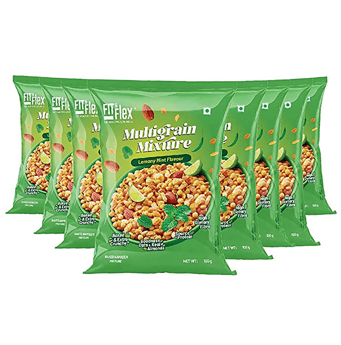 Fit & Flex Multigrain Mixture (100gm Each) Lemony Mint - Classic Derma