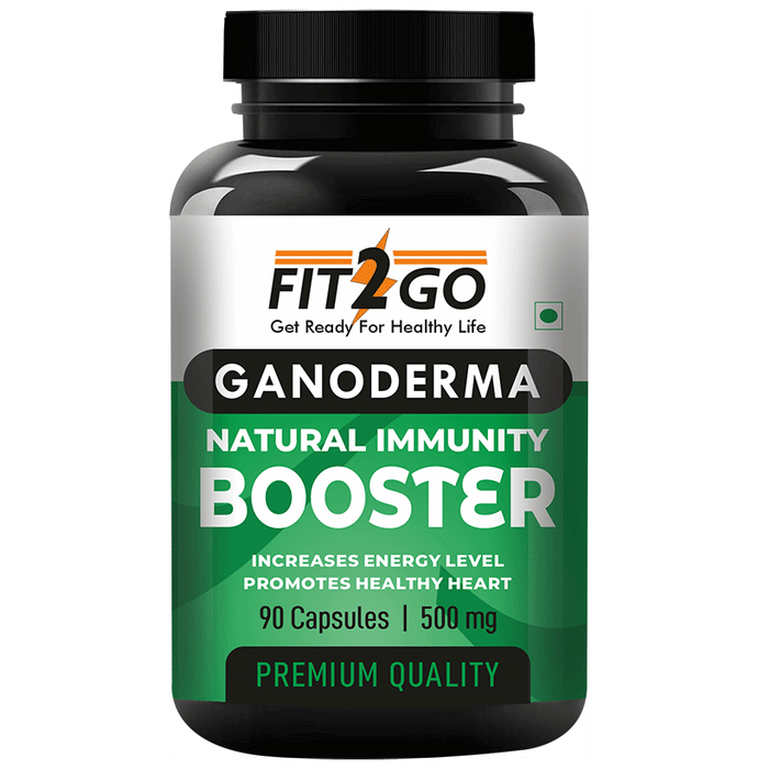 Fit 2 Go Premium Quality Ganoderma Natural Immunity Booster Capsule - Classic Derma