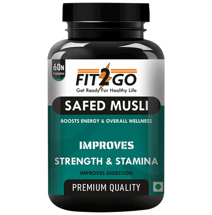 Fit 2 Go safed Musli Capsule - Classic Derma