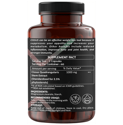 Fitbal Cissus Quadrangularis Capsule