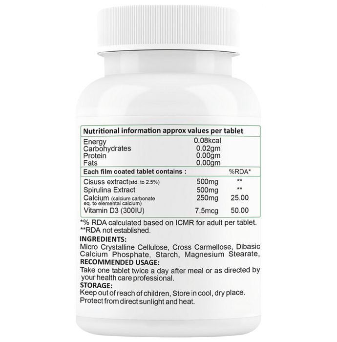 Fitbal Plant Based Calcium Tablet