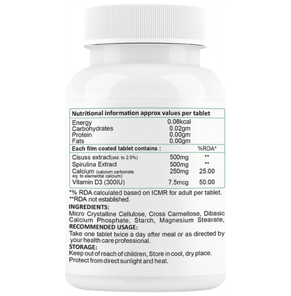 Fitbal Plant Based Calcium Tablet