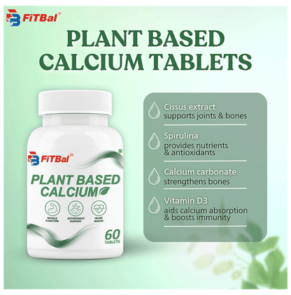 Fitbal Plant Based Calcium Tablet