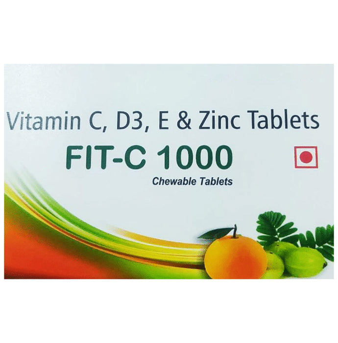 Fit-C 1000 Chewable Tablet - Classic Derma