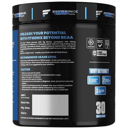Fitgenix Nutrition Beyond BCAA Powder Guava