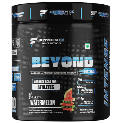 Fitgenix Nutrition Beyond BCAA Powder Watermelon - Classic Derma