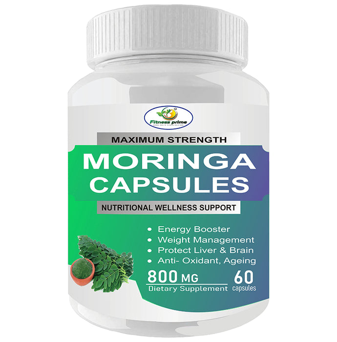 Fitness Prime Maximum Strength Moringa Capsule 800mg - Classic Derma