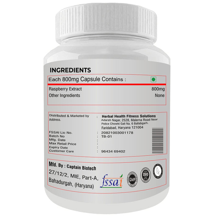 Buy Fitness Prime Maximum Strength Raspberry Ketone Nutrition ...