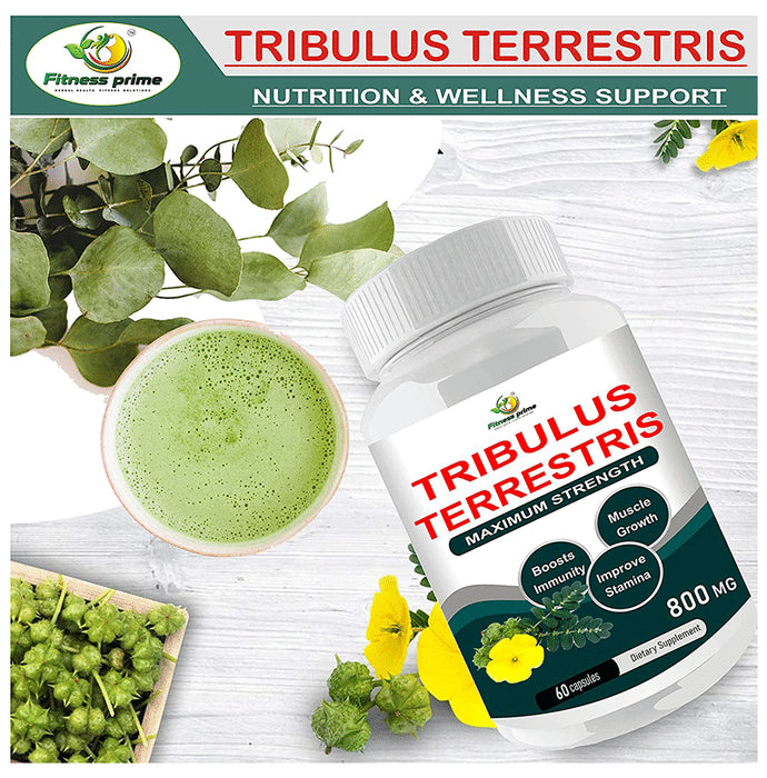 Fitness Prime Tribulus Terrestris Maximum Strength 800mg Capsule