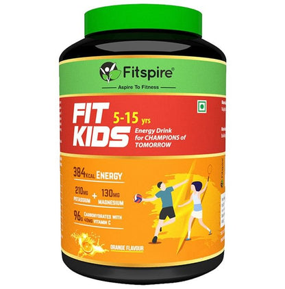 Fitspire Fit Kids Energy Drink Powder Orange - Classic Derma