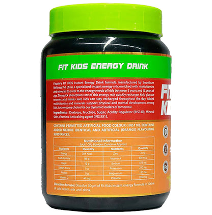 Fitspire Fit Kids Energy Drink Powder Orange