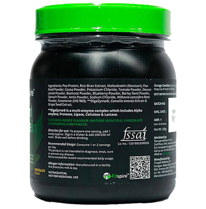 Fitspire Plant Protein Powder Chocolate