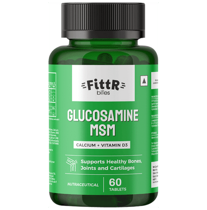 Fittr Bites Glucosamine MSM Tablet - Classic Derma