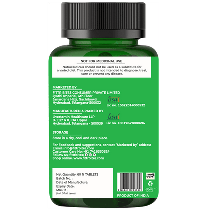 Fittr Bites Glucosamine MSM Tablet