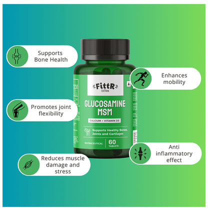 Fittr Bites Glucosamine MSM Tablet