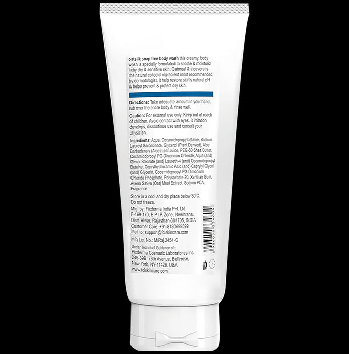 Fixderma Cosmetic Laboratories Oatsilk Soap Free Body Wash