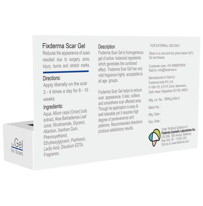 Fixderma Scar Gel
