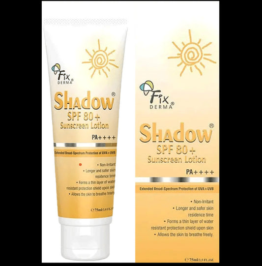 Fixderma Shadow Sunscreen Lotion SPF 80+ - Classic Derma