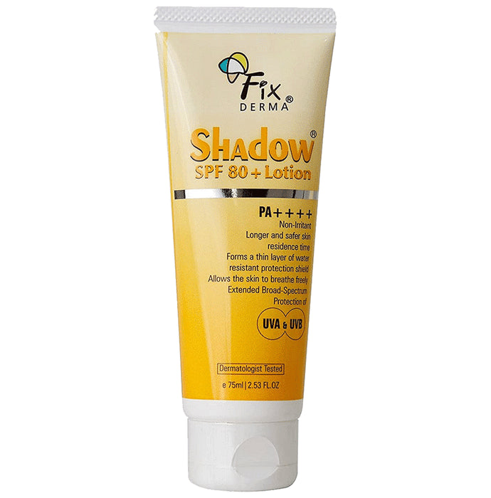 Fixderma Shadow Sunscreen Lotion SPF 80+