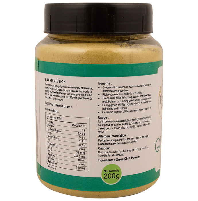 Flavour Drum Green Chilli Powder