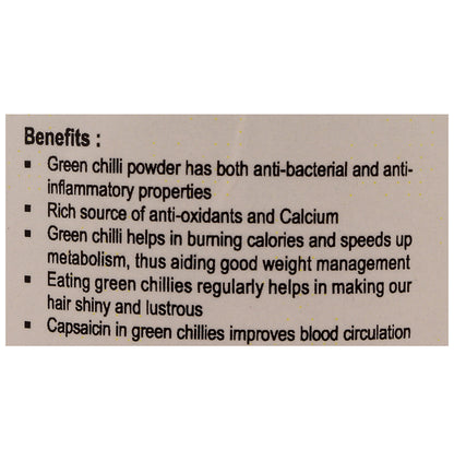 Flavour Drum Green Chilli Powder