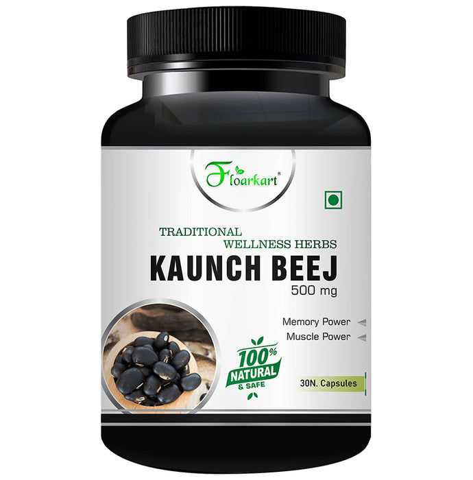 Floarkart Kaunch Beej 500mg Capsule - Classic Derma
